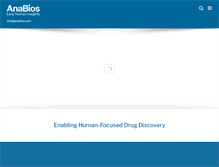 Tablet Screenshot of anabios.com